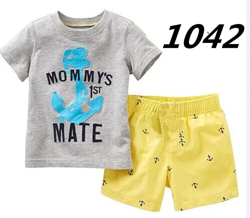 Детская Пижама Ночная одежда горячий летний комплект нижнего белья Пижамный для