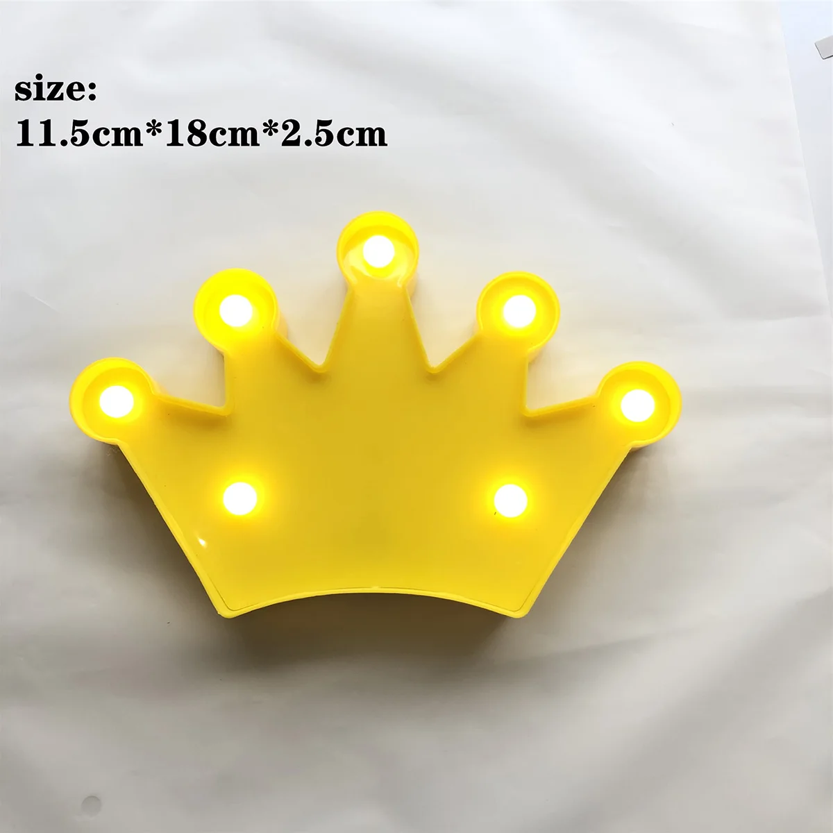 Yellow crown YAYU мультфильм настольная лампа 3D Корона/единорог голова/Кактус/единорог/Моделирование Ночной светильник светодиодный настольная лампа украшение дома офисные подарки - Испускаемый цвет: Yellow crown