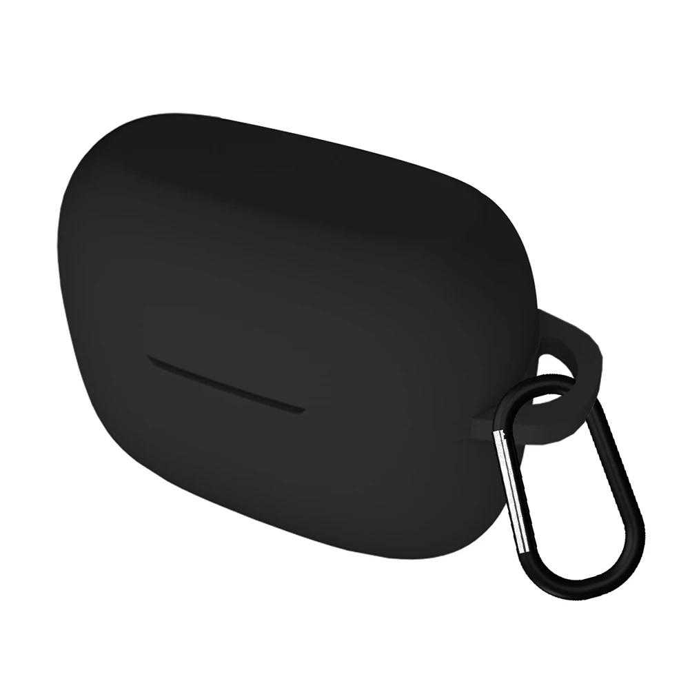 

No Fingerprint Dustproof Storage Protection Full Cover With Keychain Earphone Case Wear Resistant Travel Compact Silicone