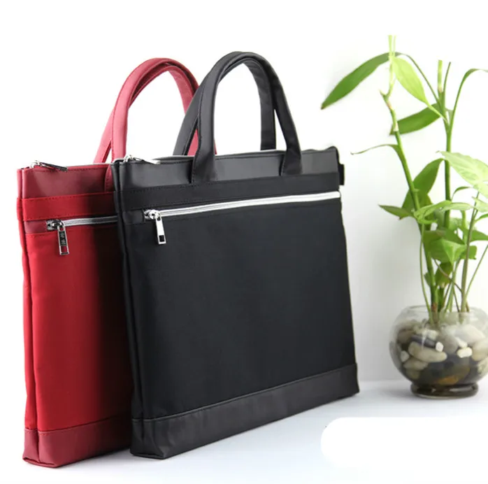 High-end portable double layers fashion business men and women briefcase bag document fillings office computer | Канцтовары для