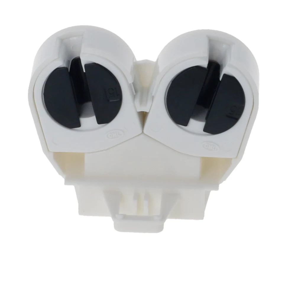 

T5 Lamp Holder AC 500V 2A F288W Plastic Holder for LED Tube Light T5 Double Head Socket Lamp G5 Base Fluorescent