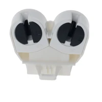 t5 lamp holder ac 500v 2a f288w plastic holder for led tube light t5 double head socket lamp g5 base fluorescent