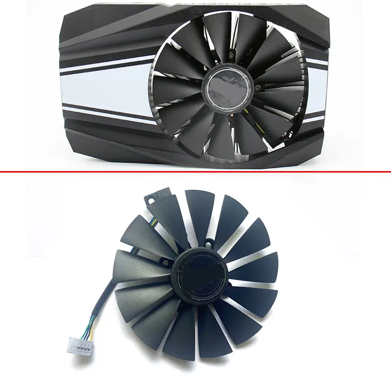 

1PCS 95MM FDC10U12D9-C PLD10010B12HH 6Pin GTX1660 GPU FAN For ASUS PH-GTX 1660 TI-O6G PH-GTX1660TI -6G GTX 1660Ti ITX Graphics