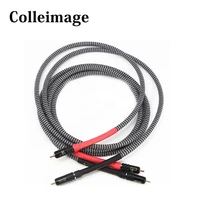 colleimage hifi 2rca male to male audio cable qed signature ofc rca gold plated plug interconnect rca cable