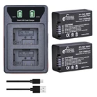 Аккумулятор 1360 мА  ч DMW-BMB9 DMW-BMB9E, зарядное устройство со светодиодной подсветкой, два USB, для Panasonic Lumix DMC FZ40K FZ45K FZ47K FZ48K FZ60 FZ70 FZ100