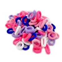girls colorful nylon small elastic hair bands children ponytail holder rubber bands headband kids hair accessories