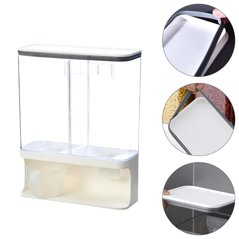 

Home Grains Storage Tank Sealed Jar Household Wall-mounted Airtight Tank