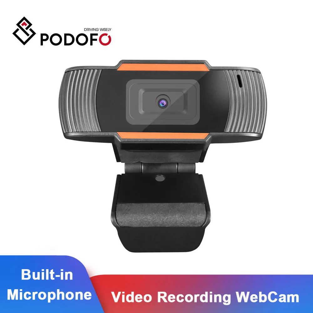 

Podofo HD Webcam 1080P PC Web USB Camera Cam Video Conference Computer Web Camera With Microphone For Laptop Computer