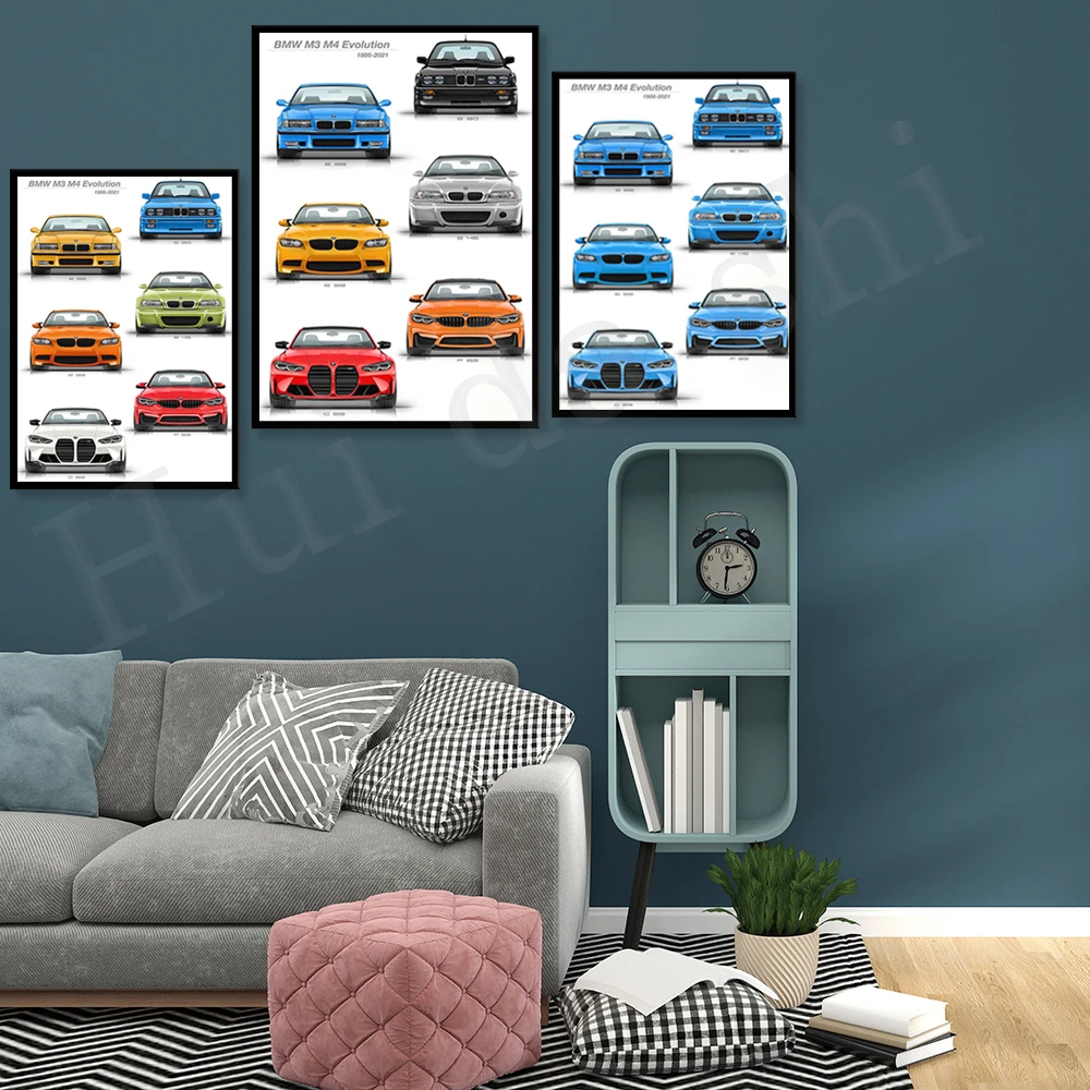 Поколение м3/М4 постер Художественная печать на высококачественном