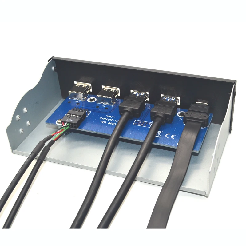 5 25 дюймов USB 3 1 GEN2 спереди Панель usb-хаб 2 Порты и разъёмы s 0 + USB2.0 TYPE-C с TYPE-E разъем
