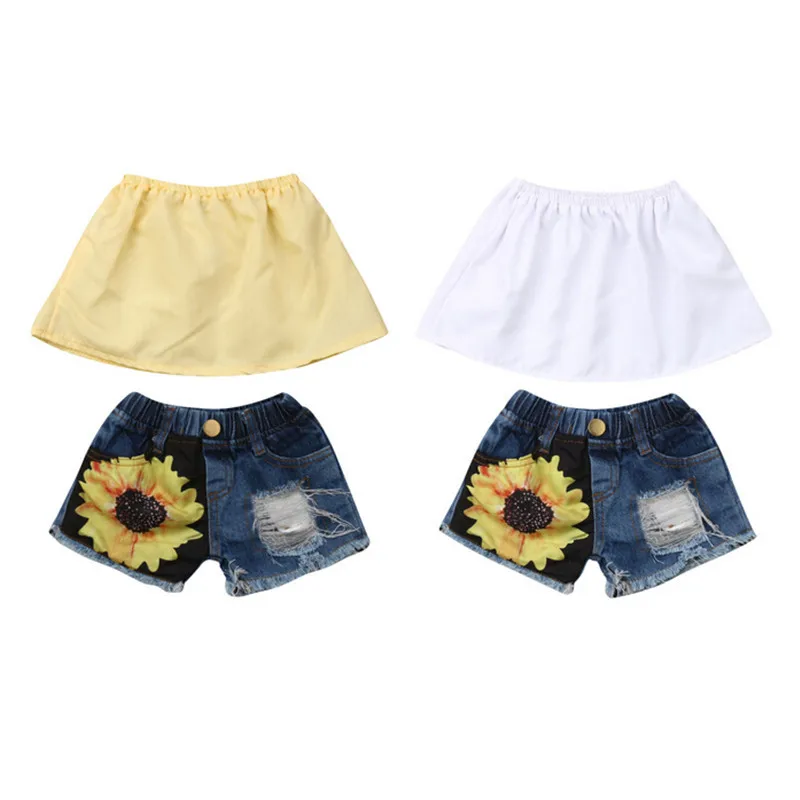 2 шт. джинсовые шорты для девочек 1-5 лет | Мать и ребенок