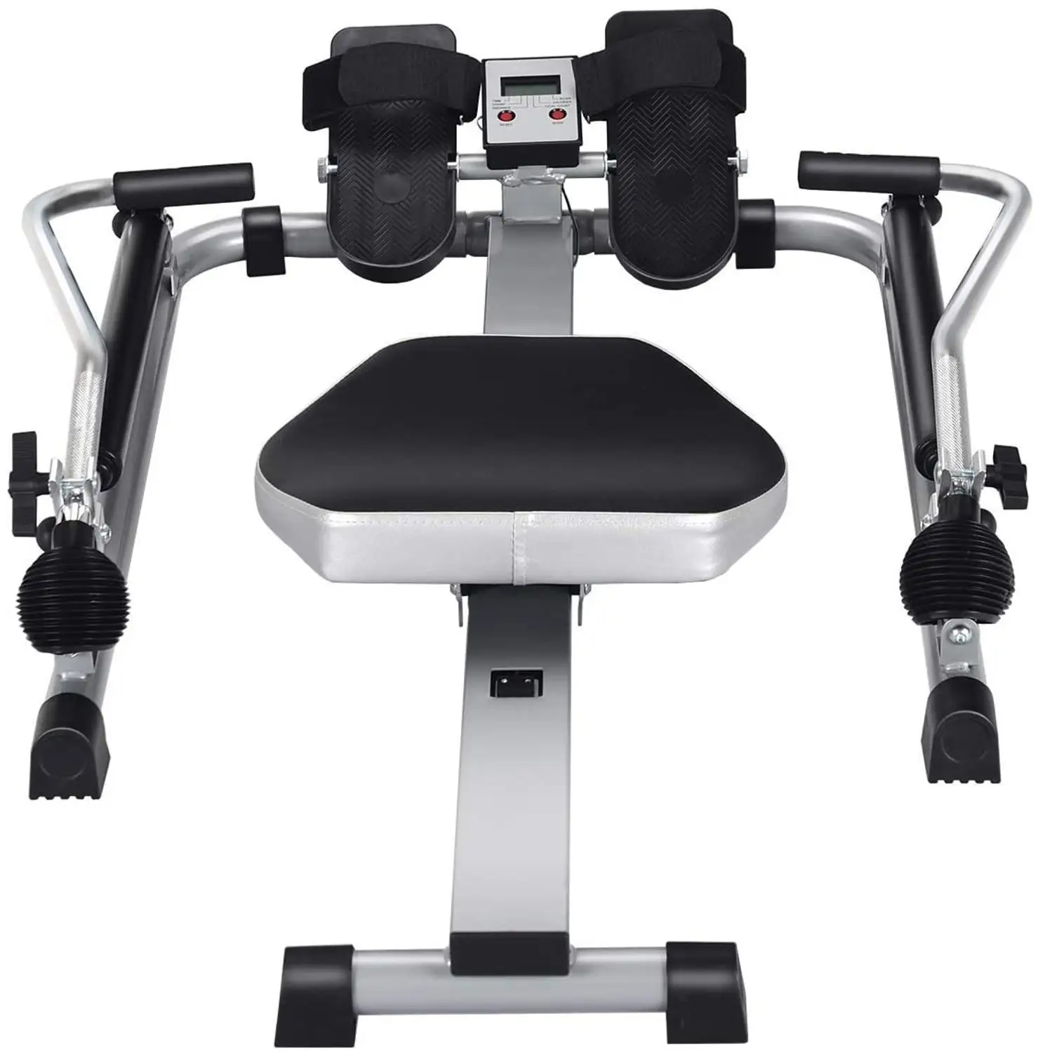 Гидравлический гребной тренажер GOPLUS с ЖК-дисплеем регулируемое сопротивление и