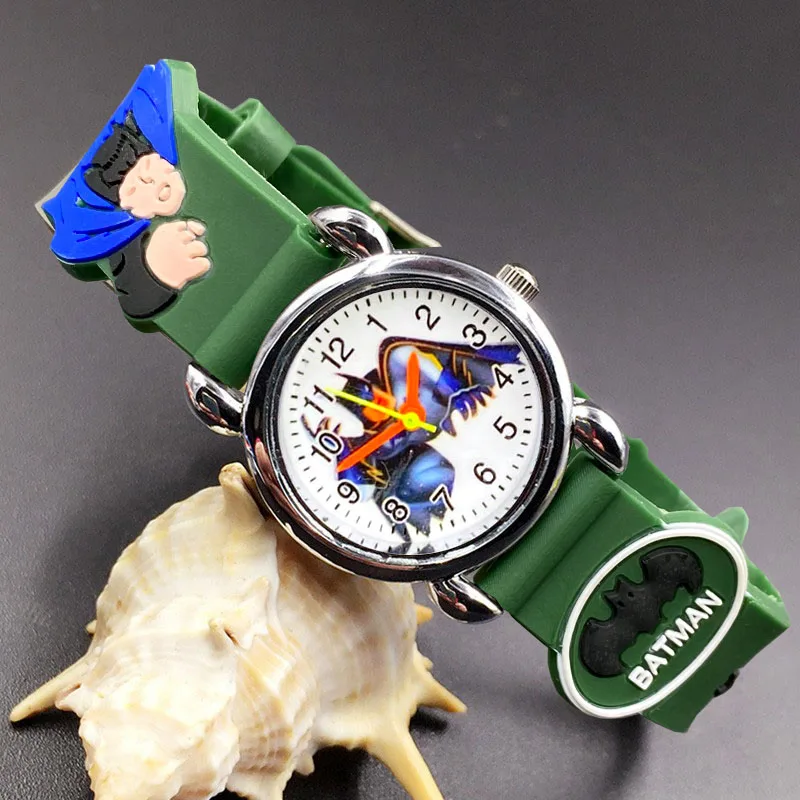 

Cartoon Pretty Style Children Wrist Watches Kids Students Boys Girls Quartz 3D Silicone Strap Clcok E20