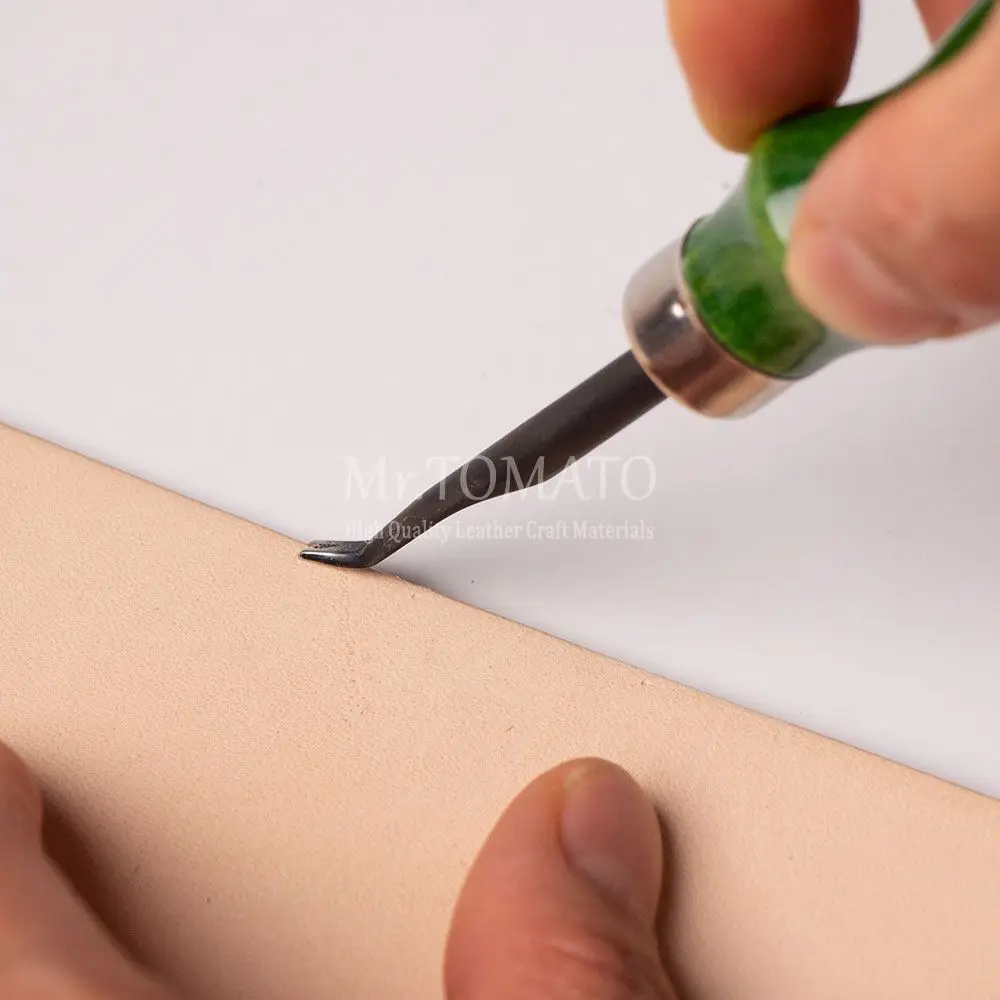 Высококачественный инструмент для кожевенного ремесла 0 6/0 8/1/1.2/1 мм деревянная