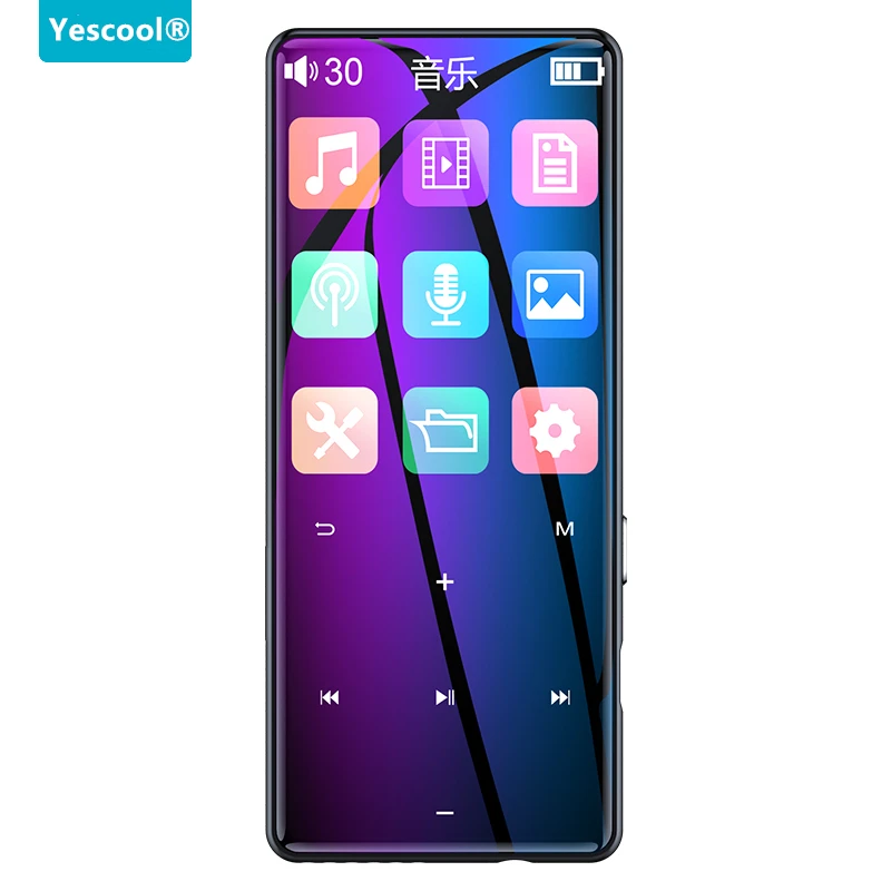 Yescool X10 MP3 плеер для студентов mp4 сенсорный экран милая прослушивание песни мини