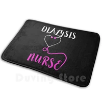dialysis nurse pink stethoscope nephrology medicine nursing mat rug carpet anti slip floor mats bedroom nurse nursing medicine