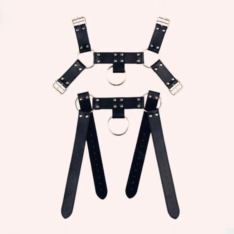 Новинка мужское нижнее белье кожаные ремни мужские регулируемый фетиш одежда