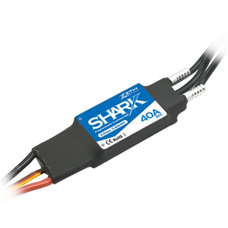 ZTW Shark 20A 30A 40A 50A водоохлаждаемый бесщеточный Esc водонепроницаемый двухсторонний Rc