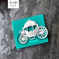 aouke pumpkin carriage silicone decorating molds cake silicone mold sugarpaste candy chocolate gumpaste clay mould
