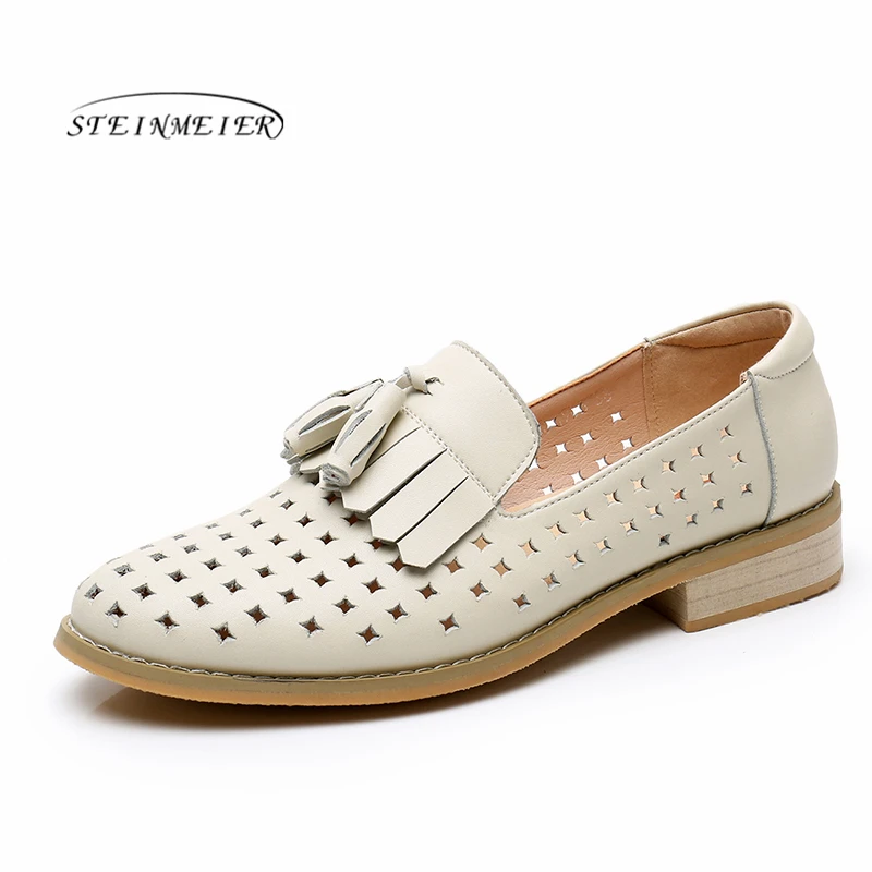 Женские туфли на плоской подошве из коровьей кожи женские повседневные оксфорды