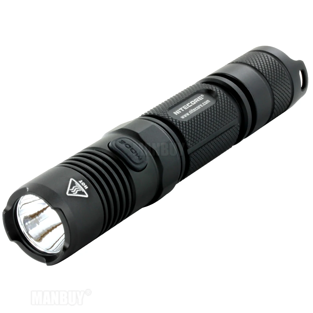NITECORE 1000 LMs CREE XP L HI V3 LED P12GT тактический фонарь без аккумулятора 18650 супер яркий для