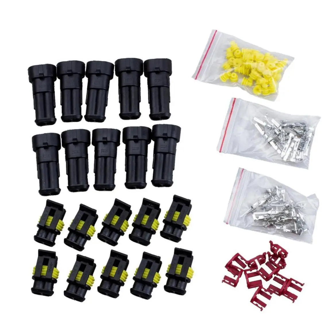 2 Pin полосная автомобильная автомобильный Водонепроницаемый Электрический