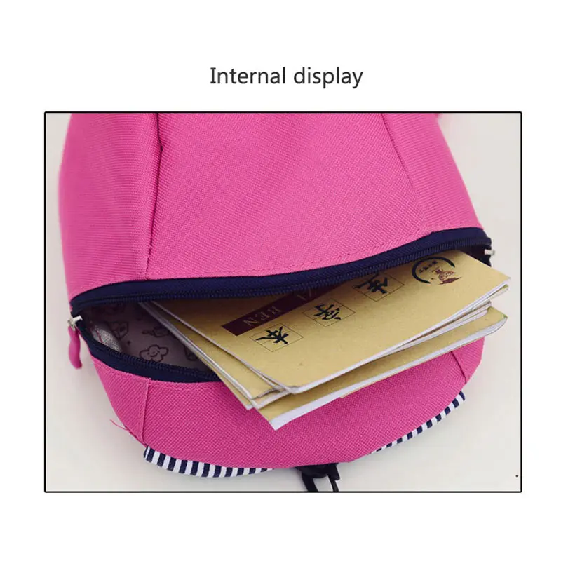 Милый мультяшный Мишка детский рюкзак с защитой от потери переносная школьная