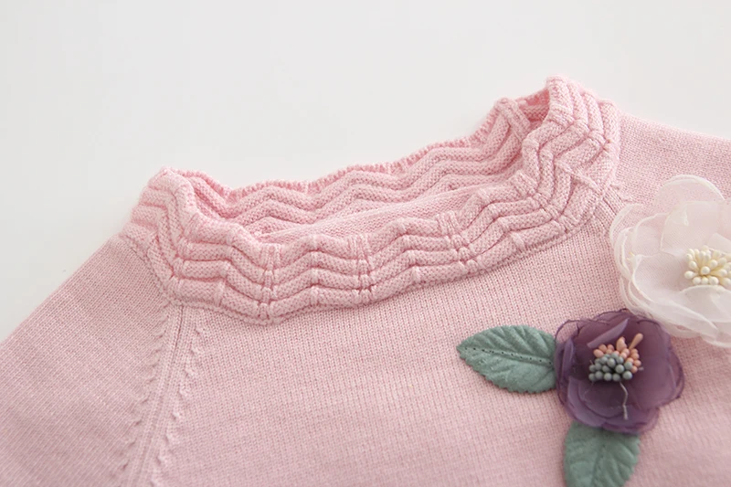 Платье с цветочной аппликацией для девочек праздничные платья маленьких на День