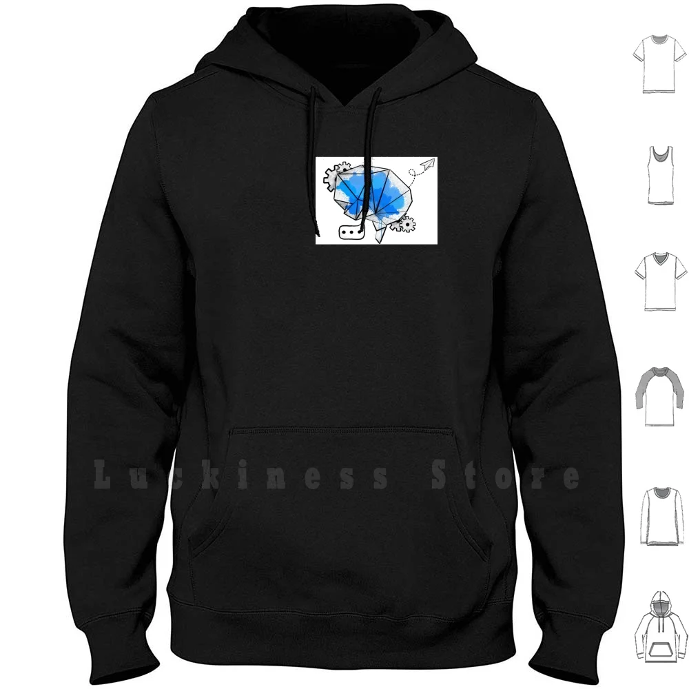 

Механические толстовки для мозга с длинным рукавом механический умный интеллект