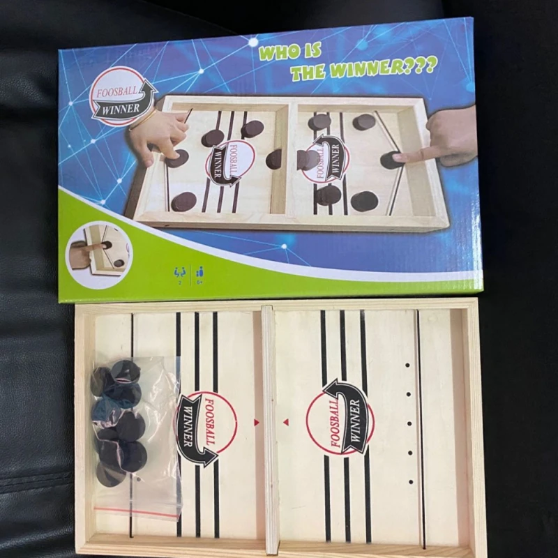

Learning Education Toys New Table Desktop Battle 2 In 1 Ice Hockey Game Catapult Chess Parent-child Interactive Games