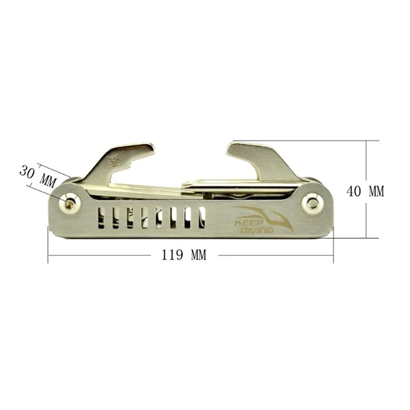 

13 In 1 Scuba Diving O-Ring Pick Screwdriver Multi Tools Wrench For Repairing Adjusting Diving Diver Regulators