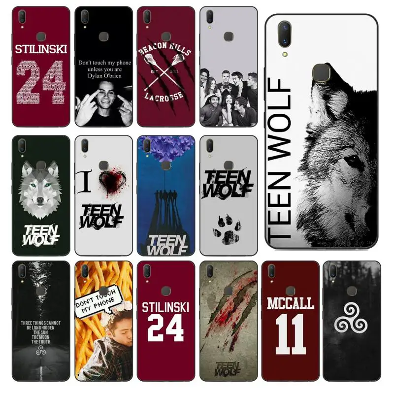 

YNDFCMB teen wolf stilinski Phone Case for vivo Y91C Y11 17 19 53 81 31 91 for Oppo a9 2020