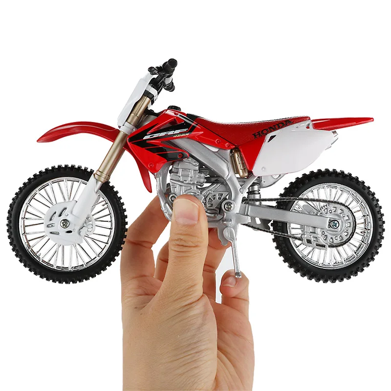 Maisto 1:12 модель мотоцикла из сплава игрушка для мотокросса FE 501 гоночный Спорт Dirt Bike Модели Мотоциклов гоночные машинки игрушки для детей - Цвет: Honda CRF 450R