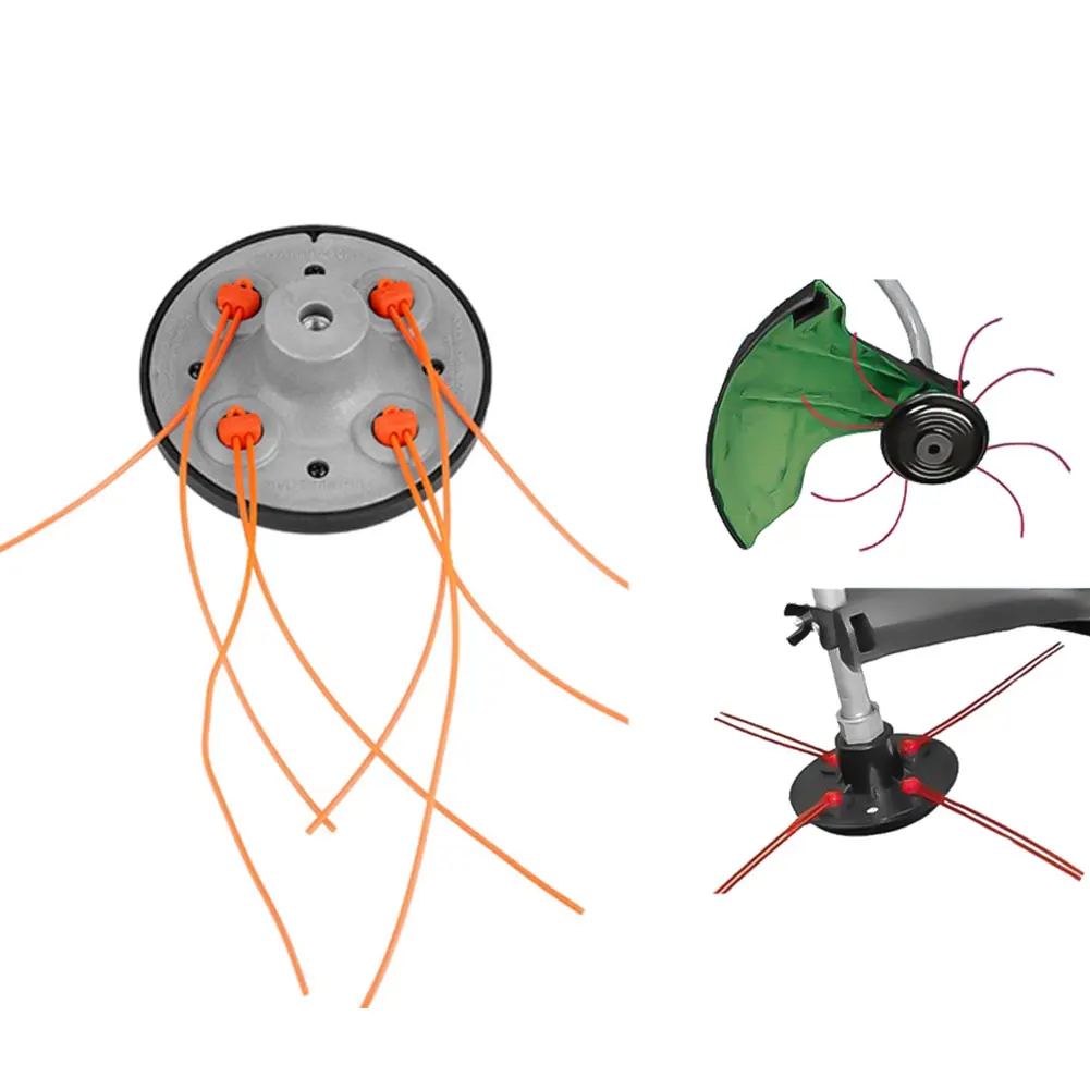 

Grass Trimmer Head Garden Lawn Mower 4 Line Bump Brush Replacements Garden Trimmer Tools Lawn Mower Head Replacement Parts