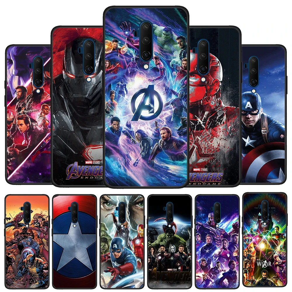 Силиконовый чехол Avenger с супергероями Marvel для OnePlus Nord CE 2 N10 N100 9 9R 8T 7T 6T 5T 8 7 6 Plus Pro