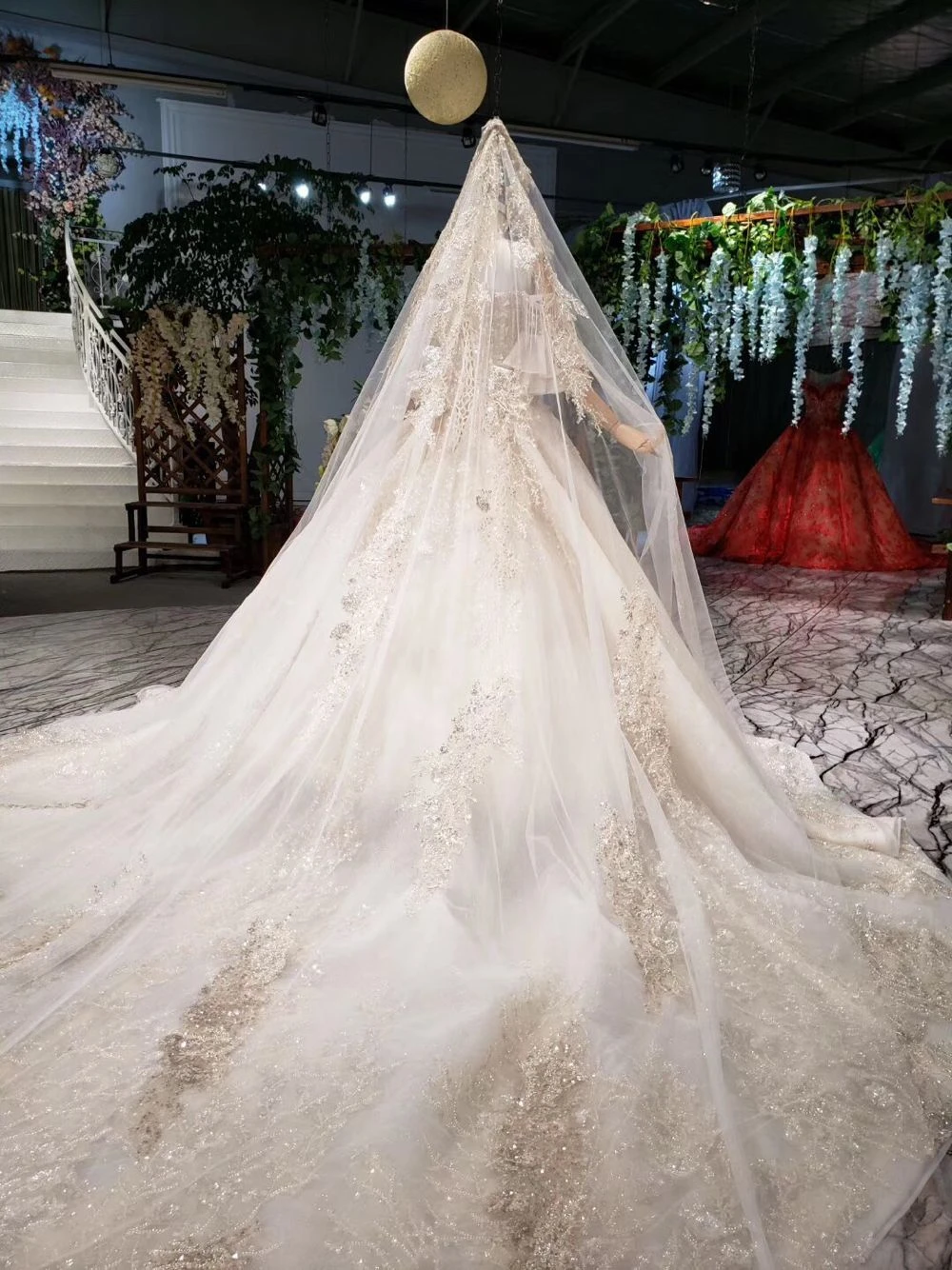 BGW милое платье с открытыми плечами сексуальное свадебное длинной вуалью