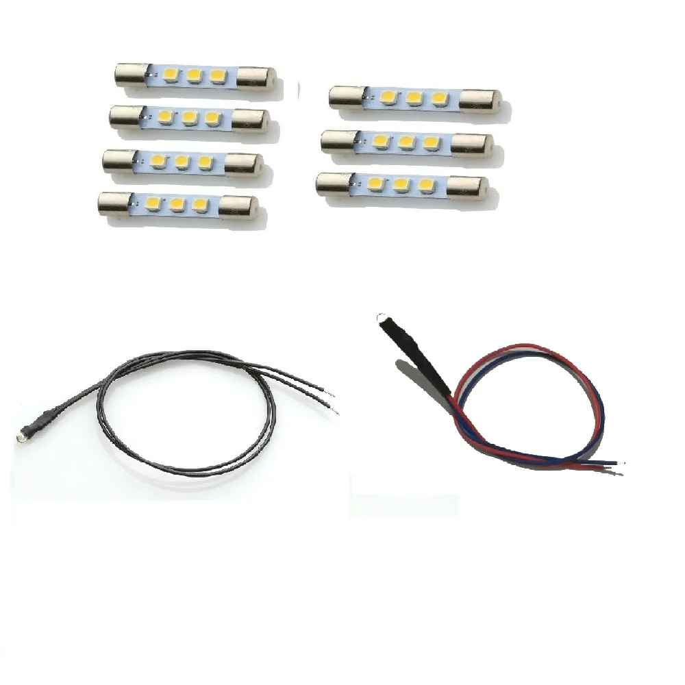 Комплект ламп 2226 измерительный циферблат стерео (8 в теплый белый светодиод)