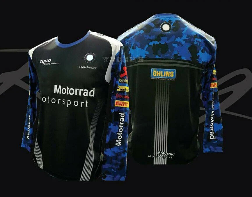 

2021 Motorcycle T-Shirts Motorrad For BMW Jersey ADVENTURE Men's Motorbike Quick dry T-Shirts Moto Motorsport Team Racing