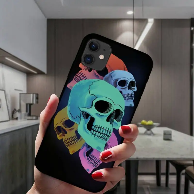 

Reaper Skull Skeleton Phone Case For IPhone 6 6s 7 8 Plus X Xs Xr Xsmax 11 12 Pro Promax 12mini