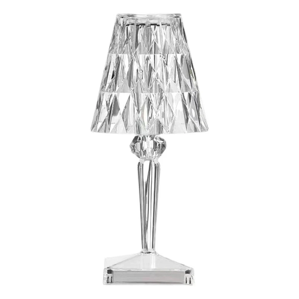 

Desk Lamp USB Touch Sensor Bar Light Decor Restaurant Table Lamps Romantic Night Light Fixture Bed Lamp Acrylic Crystal Light