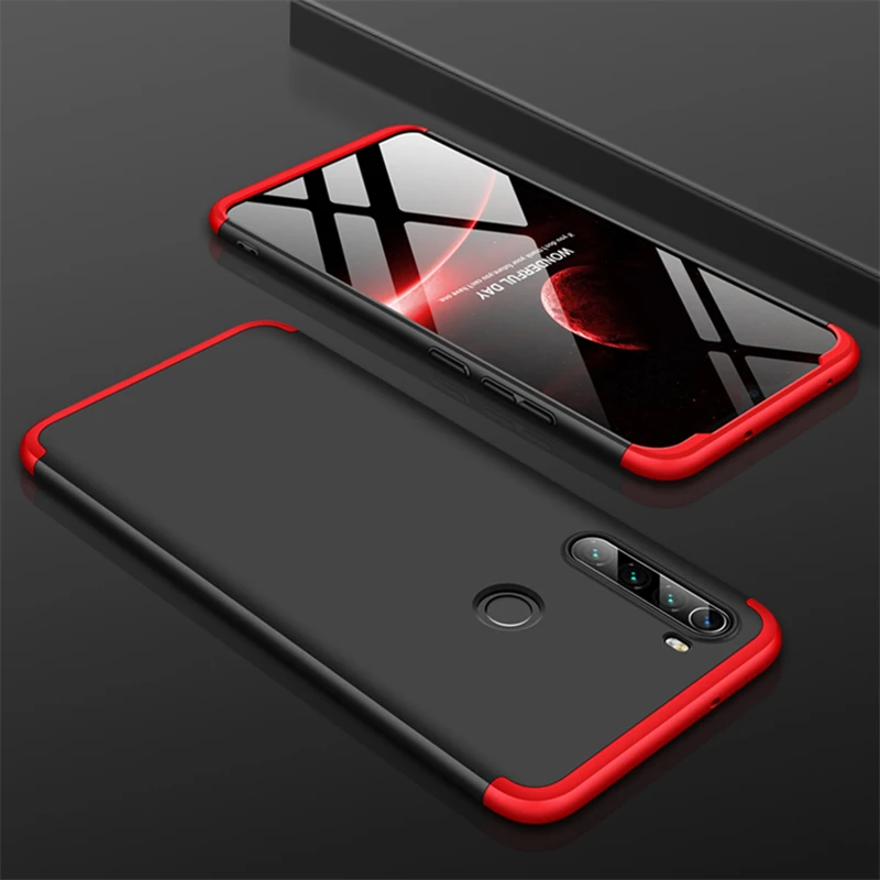 Чехол 3 в 1 для Xiaomi Redmi Note 8T 8 9 9s Pro Max жесткие ударопрочные Матовые чехлы из