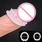 2 шт. многоразовое кольцо для коррекции Foreskin кольцо для петуха кольцо для ремонта для задержки эякуляции пениса секс-игрушки для мужчин кольцо для глаз