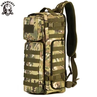 sinairsoft high capacity canvas men backpack airborne male military rucksack travel molle system sports hunting bags ly0064