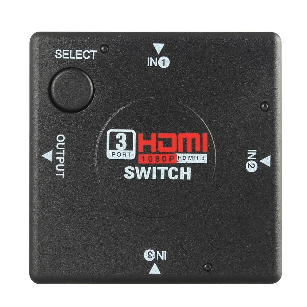 Hdmi Mini Switcher 3 устройства в 1 переключатель телевизора Box позиционный 1080P сплиттер с