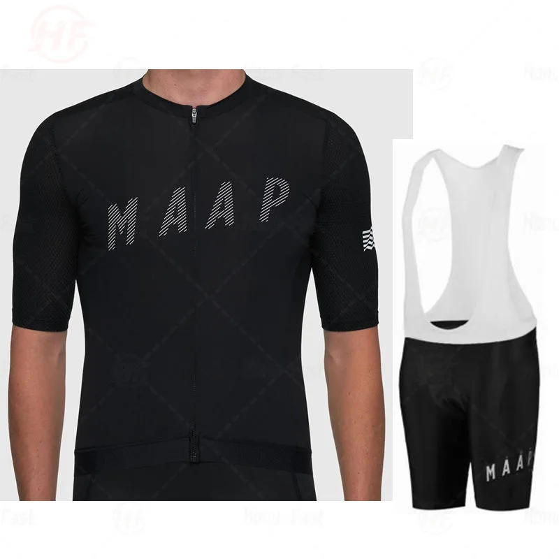 New Pro Maap Велоспорт Джерси с коротким рукавом велосипедная одежда комплект Mtb