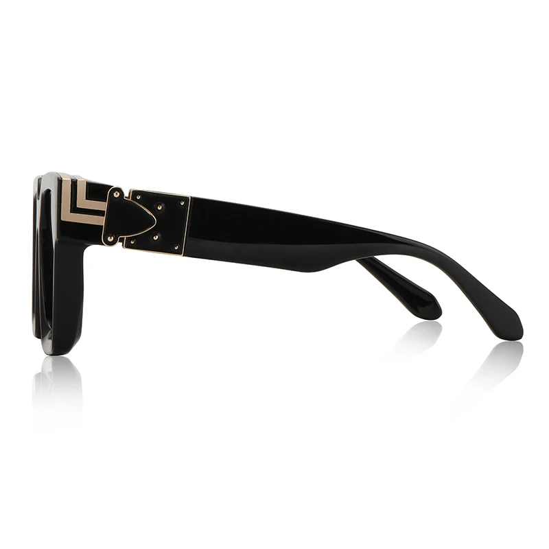 Солнцезащитные очки унисекс в металлической оправе с пластиковой оправой |