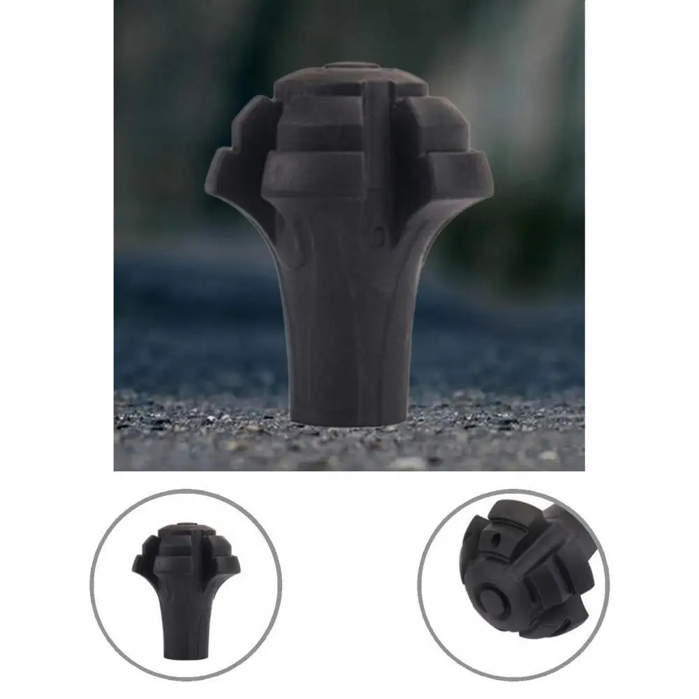 

Climb Replacement 3Pcs Practical Trekking Poles Protector Cover Plastic Trekking Pole Tip Reliable for Outdoor