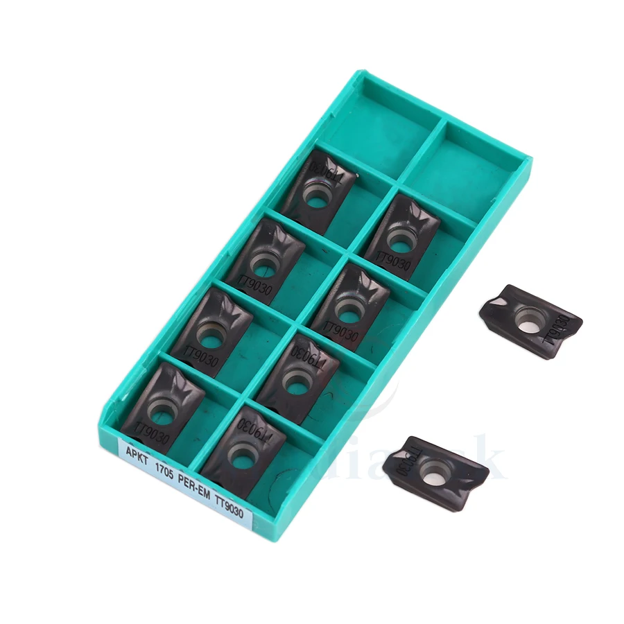 

APKT1705 PER-EM TT9080 Carbide Insert milling tool insert CNCLathe tool milling cutter tool APKT1705 PER-EM TT9030 Turning Tool