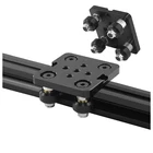 1 комплект Openbuilds V слот для операционной системы, специальная скользящая пластина для алюминиевых профилей 2040 V-slot, мини-рулетка, Комплект запчастей для 3D-принтера