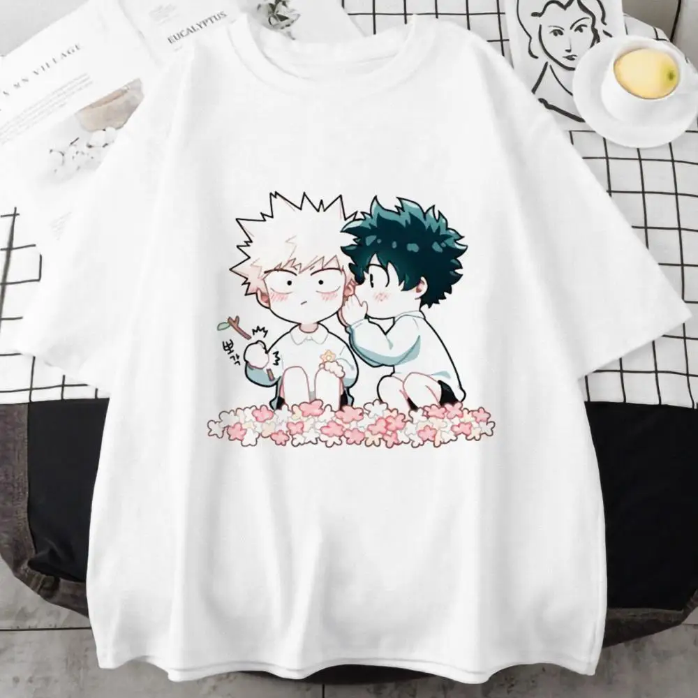 

My Hero Academia Print T-Shirts Graphic Tees Funny Shirts For Women Modal T-Shirts Loose Crew Neck Short Sleeve Tops Academy-273